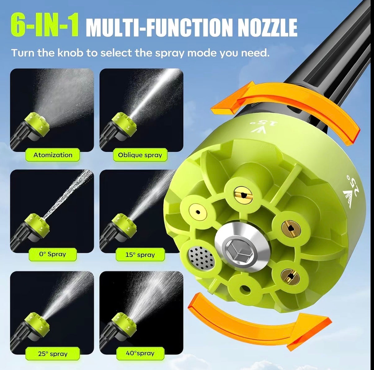 Cordless Pressure Portable Washer for Car, Home Cleaning & Garden Watering