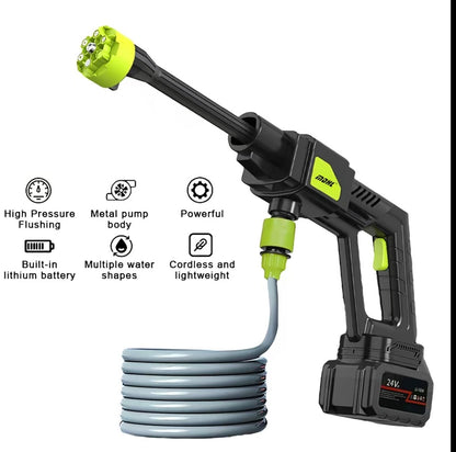 Cordless Pressure Portable Washer for Car, Home Cleaning & Garden Watering